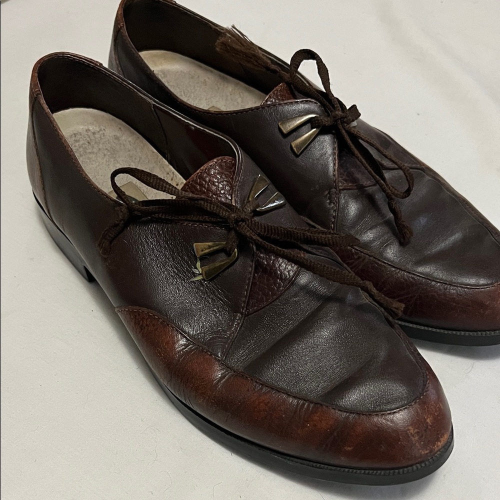 Rockport Dark Brown Leather Oxfords